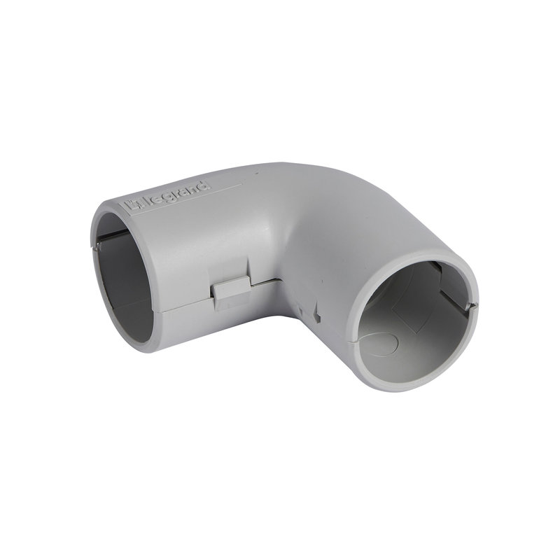 Legrand 651613 - Coude équerre 90° IP40 - Ø25mm - gris RAL7035