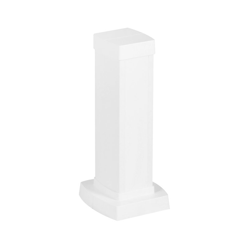 Legrand 653000 - Colonnette clippage direct 1 compart 2 faces h. 0,30m couv PVC corps alu - blanc