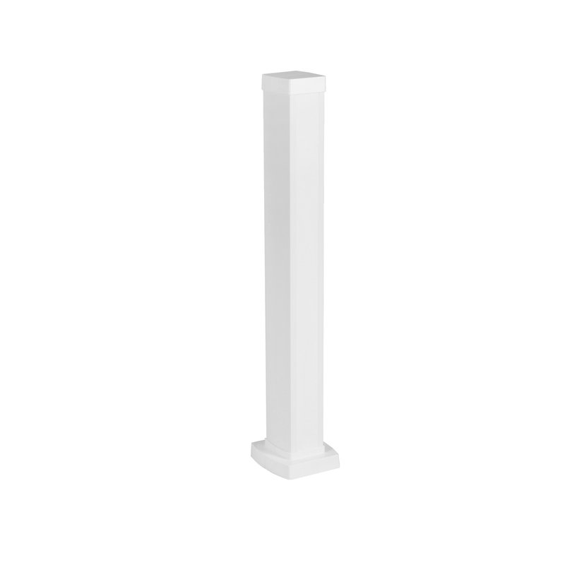 Legrand 653003 - Colonnette clippage direct 1 compart 2 faces h. 0,68m couv PVC corps alu - blanc