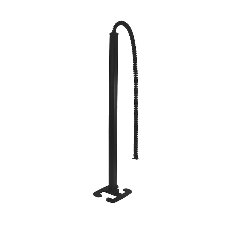 Legrand 653008 - Colonne mobile clippage direct 1 compart 2 faces h. 2m couv PVC corps alu - noir