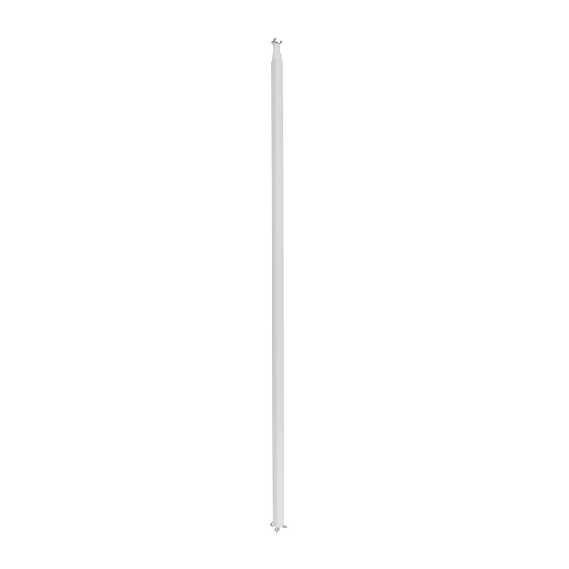 Legrand 653013 - Colonne clippage direct 1 compart 2 faces h. 3,92m couv PVC/corps alu - blanc