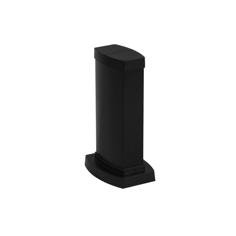 Legrand 653022 - Colonnette clippage direct 2 compart h. 0,30m couvercle PVC corps en alu - noir