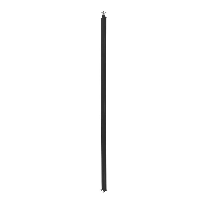 Legrand 653032 - Colonne clippage direct 2 compart h. 2,67m couvercle PVC et corps en alu - noir