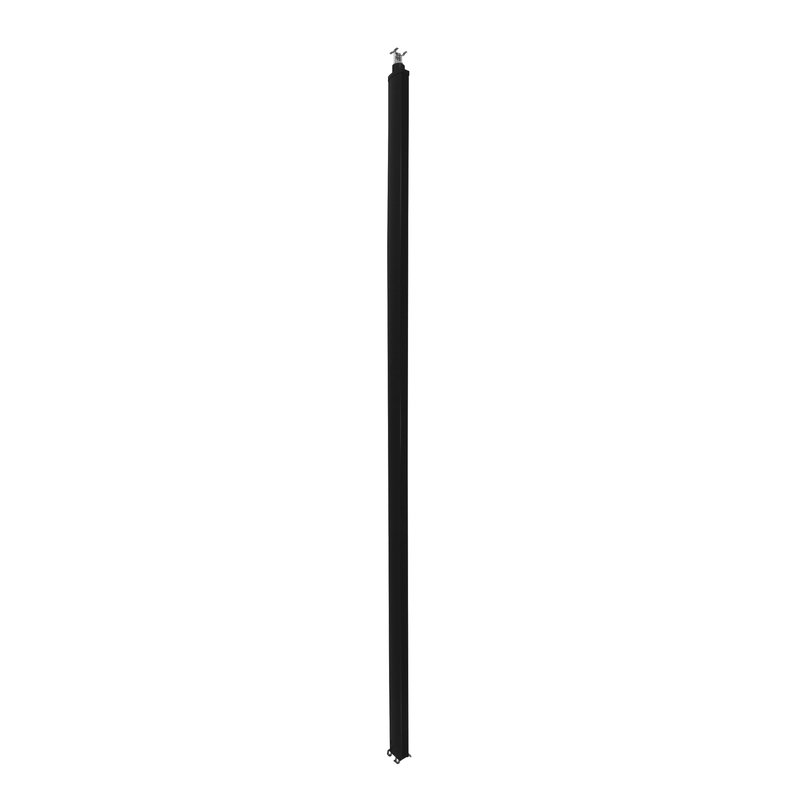 Legrand 653035 - Colonne clippage direct 2 compart h. 3,92m couvercle PVC et corps en alu - noir