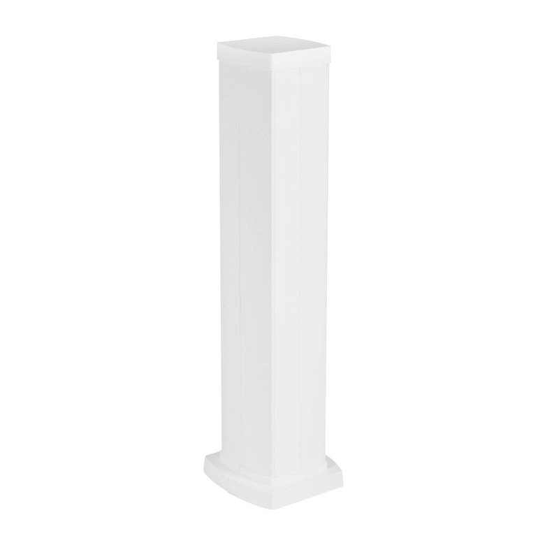Legrand 653043 - Colonnette clippage direct 4 compart h. 0,68m couvercle PVC et corps alu - blanc