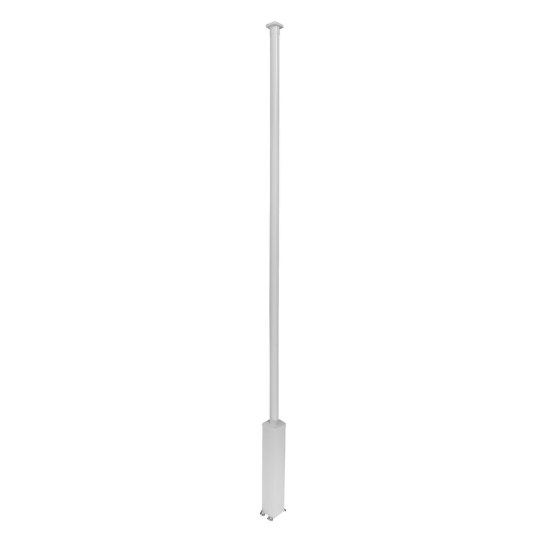 Legrand 653050 - Colonne clippage direct 4 compart h. 3,35m couvercle PVC et corps en alu - blanc