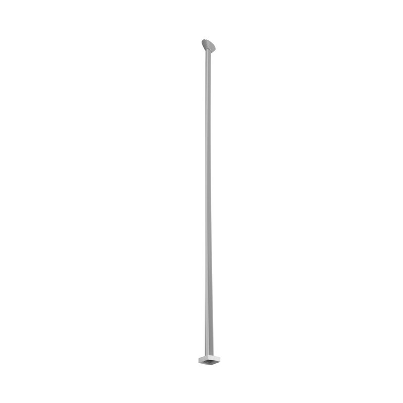 Legrand 653060 - Kit Ovaline h.2,7m alim colonnette 1 compart/plafond -chapeau blanc+ Ovaline alu