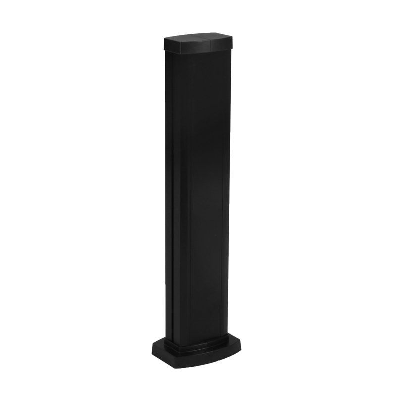 Legrand 653105 - Colonnette universelle 1 compart hauteur 0,68m couvercle et corps en alu - noir