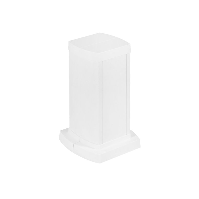 Legrand 653120 - Colonnette universelle 2 compart hauteur 0,30m couvercle et corps en alu - blanc