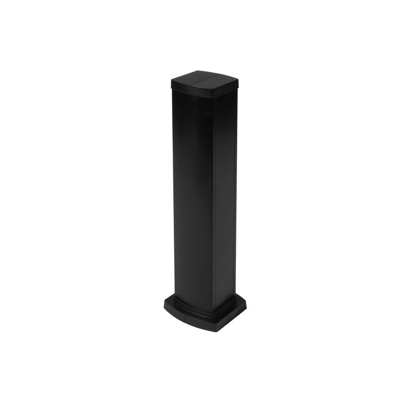 Legrand 653125 - Colonnette universelle 2 compart hauteur 0,68m couvercle et corps en alu - noir