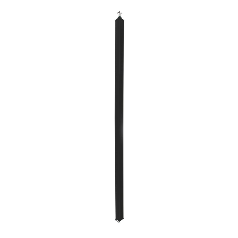 Legrand 653135 - Colonne universelle 2 compart hauteur 3,92m couvercle et corps en alu - noir