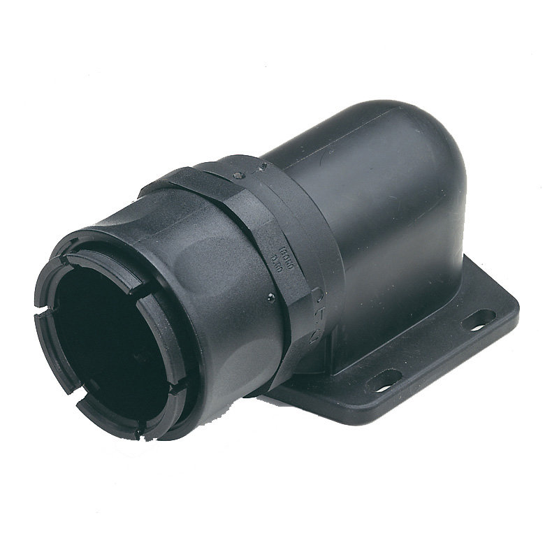 Legrand 666880 - Socle 90° pour conduit flexible RTA polyamide Ø33mm ISO40