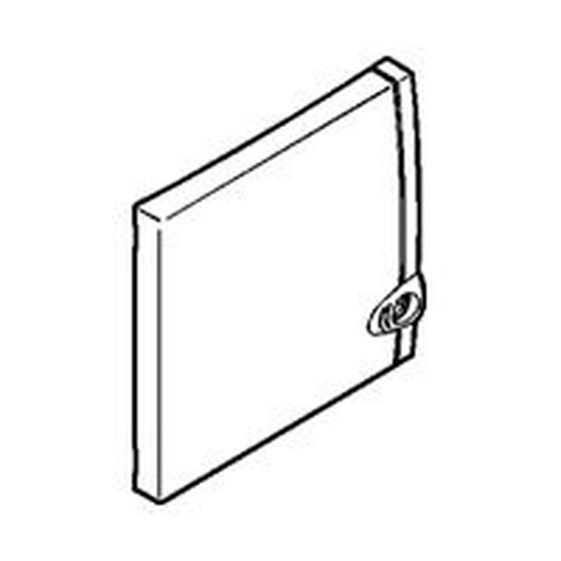 Legrand 001328 - Porte IP40 IK07 pour coffret capacité mini 8 à 9 modules - blanc RAL9003