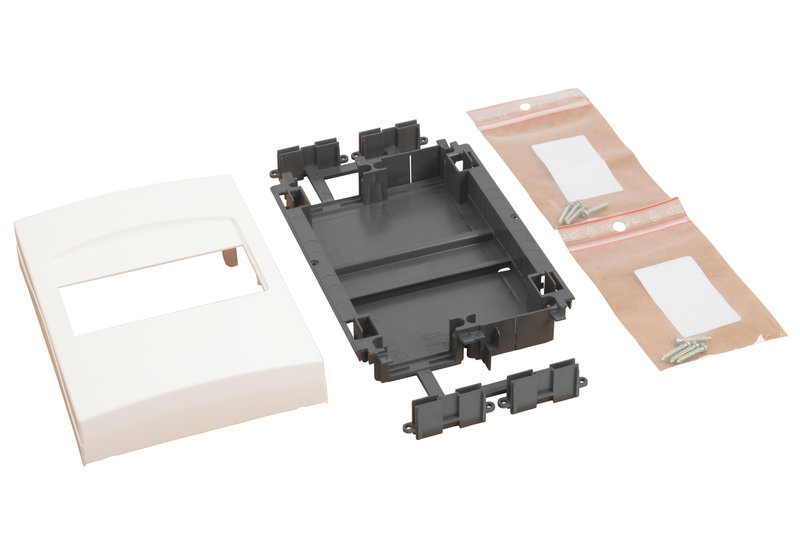 Legrand 010965 - Support 6 modules appareil modulaire - goulotte DLP monobloc - couvercle 130mm