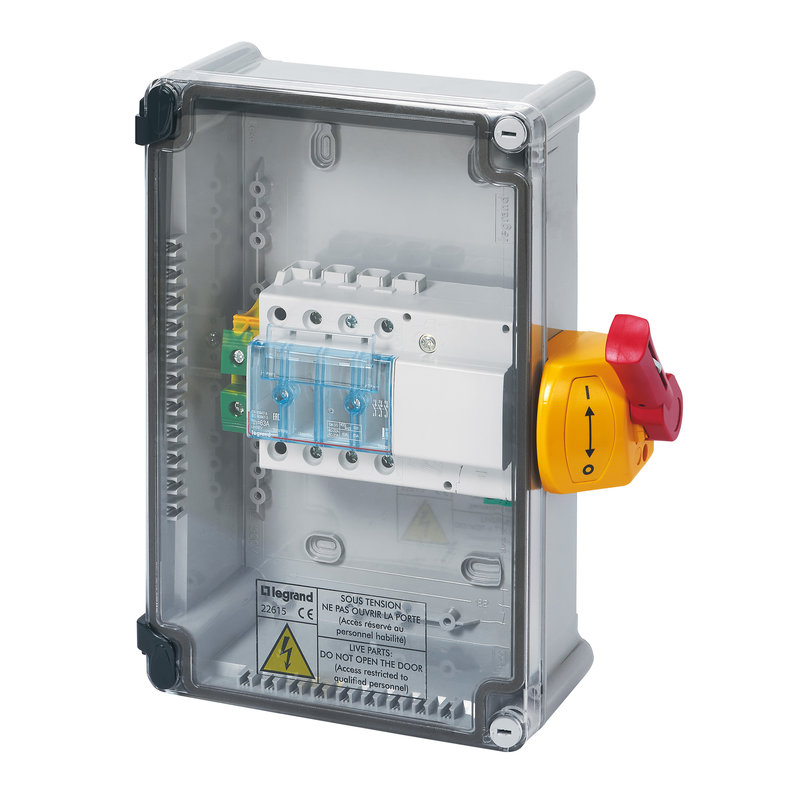 Legrand 022615 - Coffret de proximité 63A IK07 3P - inter-sect Vistop + bornier de terre Viking 3