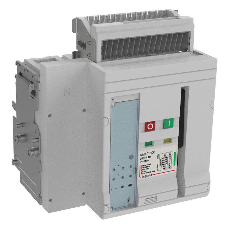 Legrand 028118 - Disjoncteur ouvert complet débrochable DMX³1600 - 42kA 415V~ - 4P - 1250A