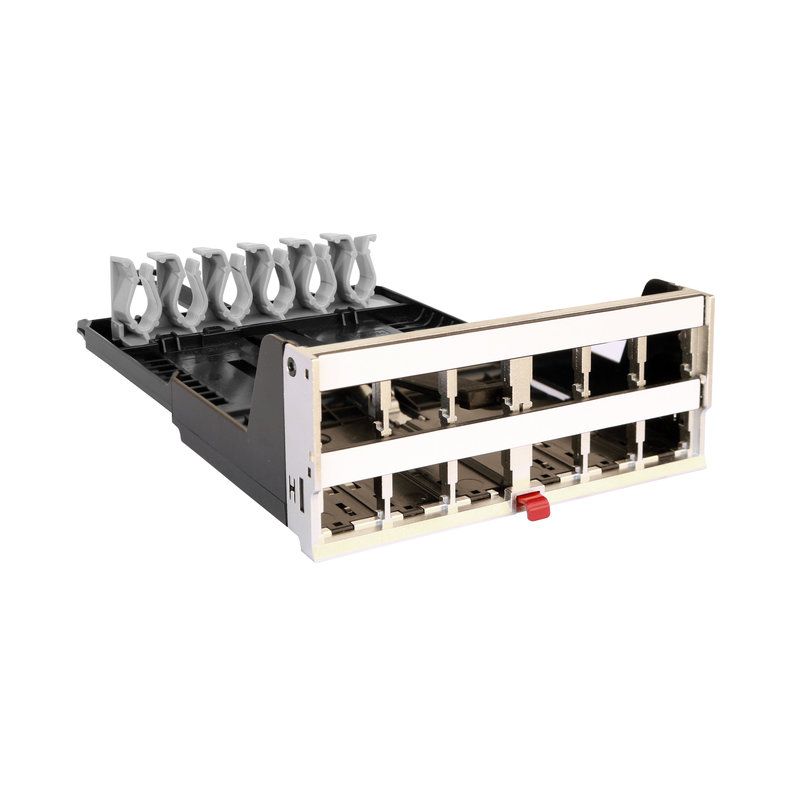Legrand 033681 - Cassette 12 ports pour panneau droit à équiper de connecteurs HDj