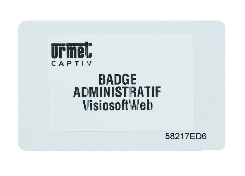 Carte Administrative Visiosoft Urmet PROX/WEB