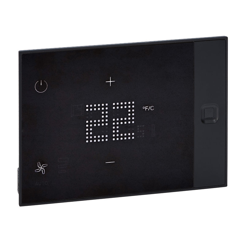 Legrand 048900 - Thermostat tactile Ux One 230V chauffage et climatisation hôtel encastré - noir