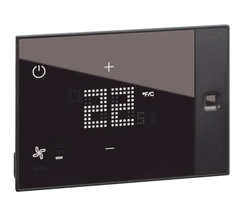Legrand 048901 - Thermostat tactile Ux One 230V chauffage et climatisation hôtel saillie - noir