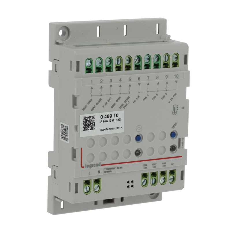 Legrand 048910 - Actionneur CVC chauffage et climatisation Radio Zigbee 110V à 240 V~