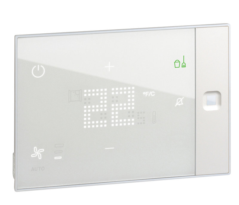 Legrand 048930 - Thermostat hôtel Ux One saillie 24V avec services DND MUR - blanc
