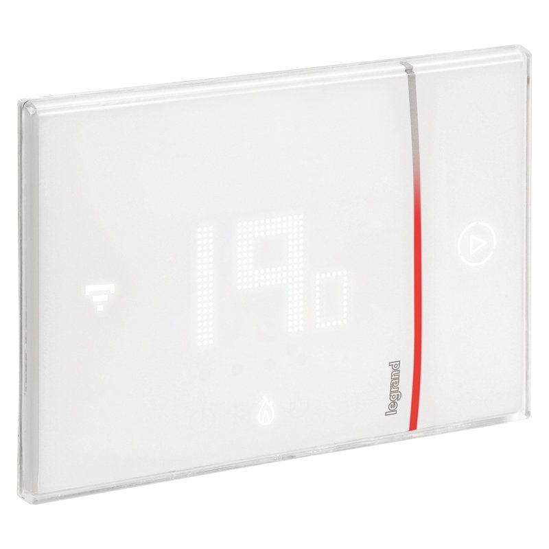 Legrand 049038 - Thermostat Smarther with Netatmo connecté à encastrer - blanc