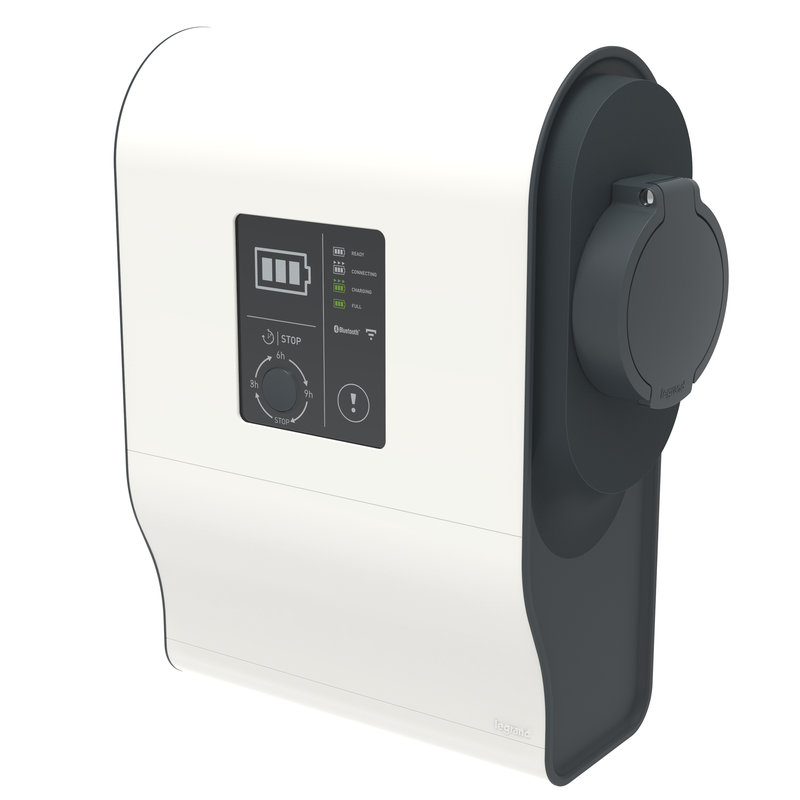 Legrand 058000 - Borne VE mono Green'up Premium avec protection 3,7kW à 4,6kW Mode 3 plastique