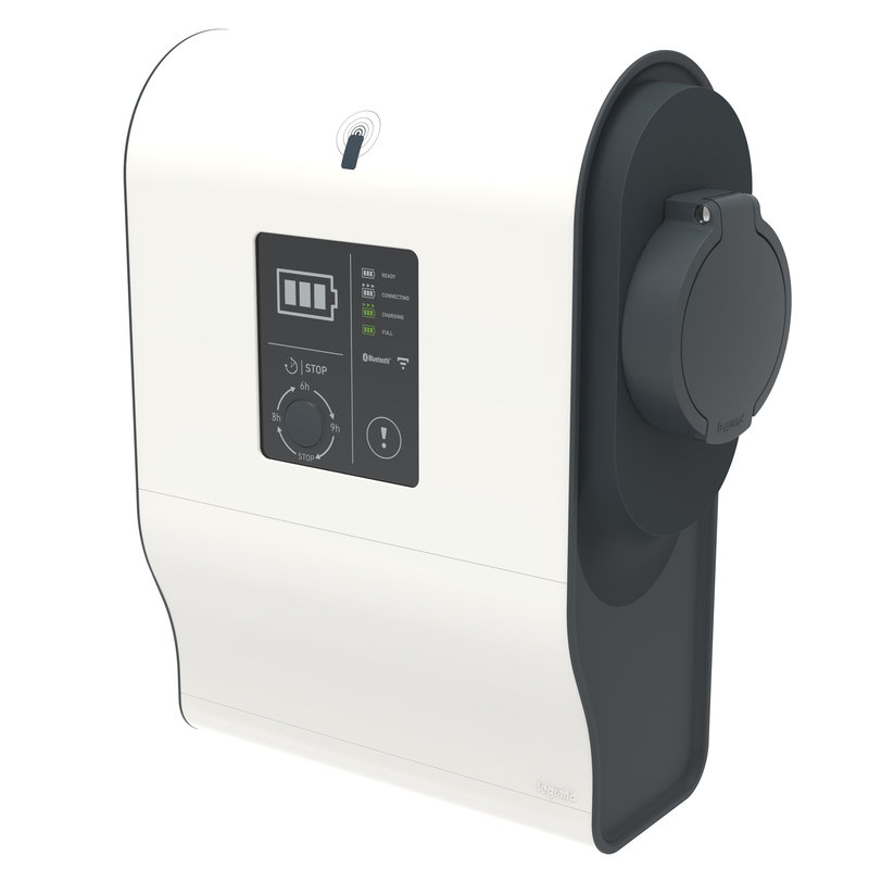 Legrand 059007 - Borne VE triphasée Green'up Premium avec lecteur RFID 22kW Mode 3 plastique