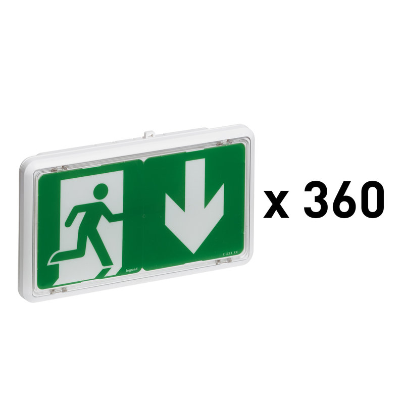 Legrand 061825 - Lot de 360 BAES SATI Connecté reference 062525 livrés sur une palette