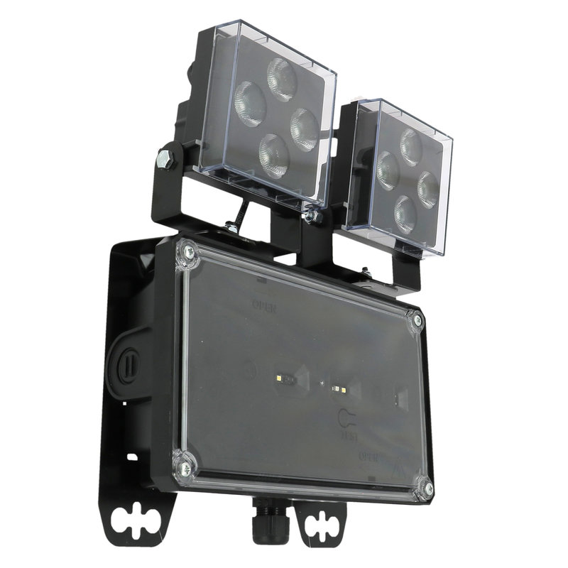 Legrand 062633 - BAES à phares à LEDs SATI connectable/adressable 2500 lm - Noir