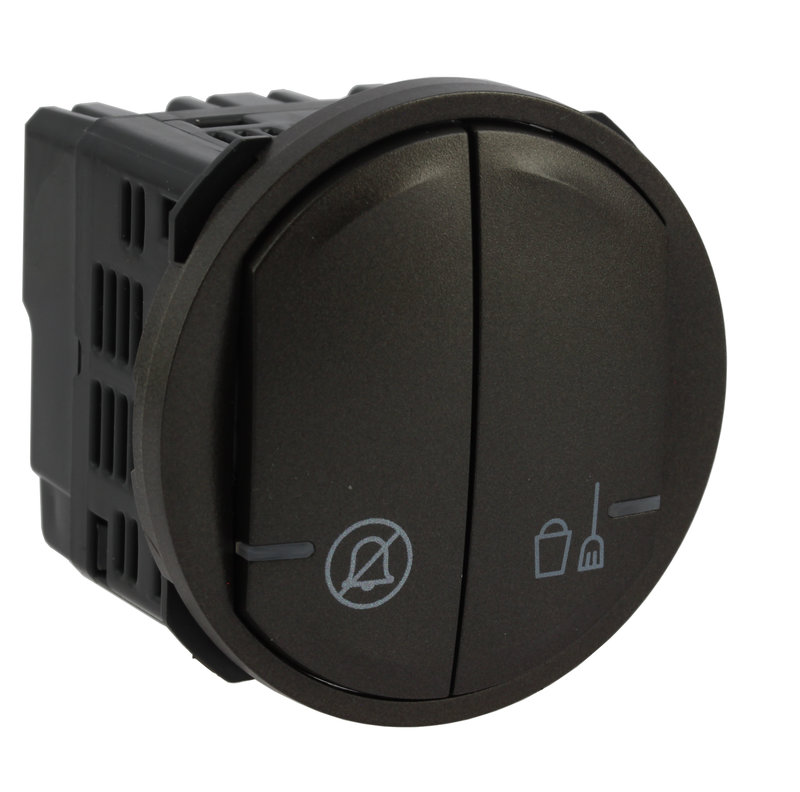 Legrand 066306 - Commande Céliane Ne pas Déranger et Faire la Chambre avec enjoliveur graphite