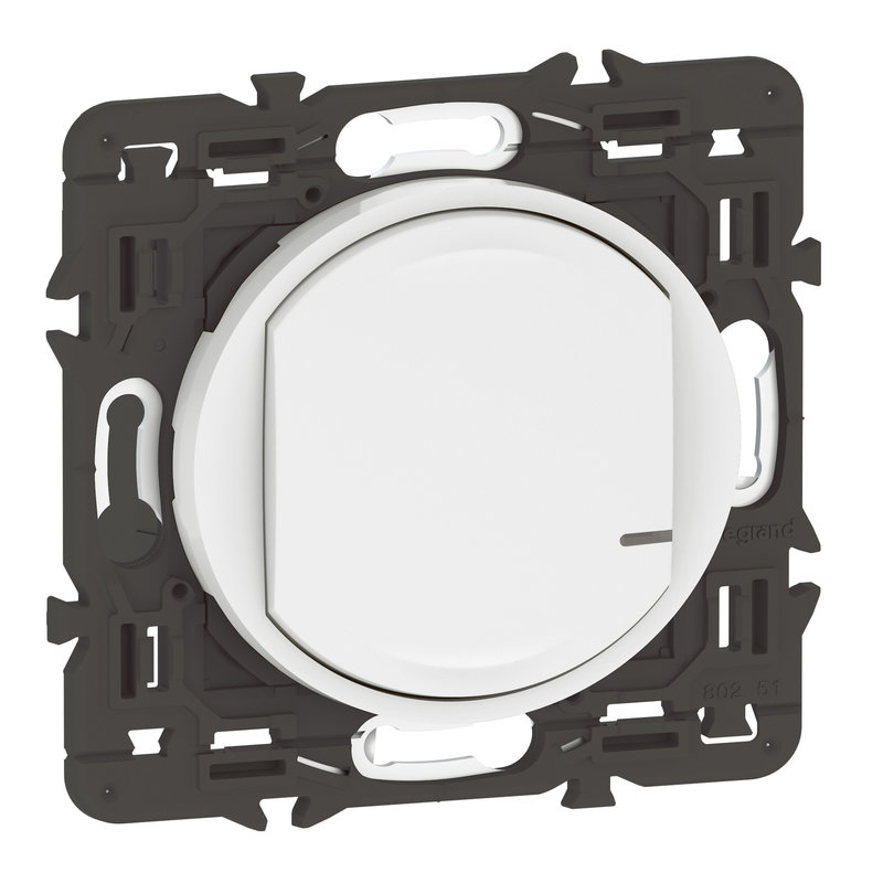 Legrand 067721A - Interrupteur sans Neutre connecté Céliane with Netatmo sans plaque blanc