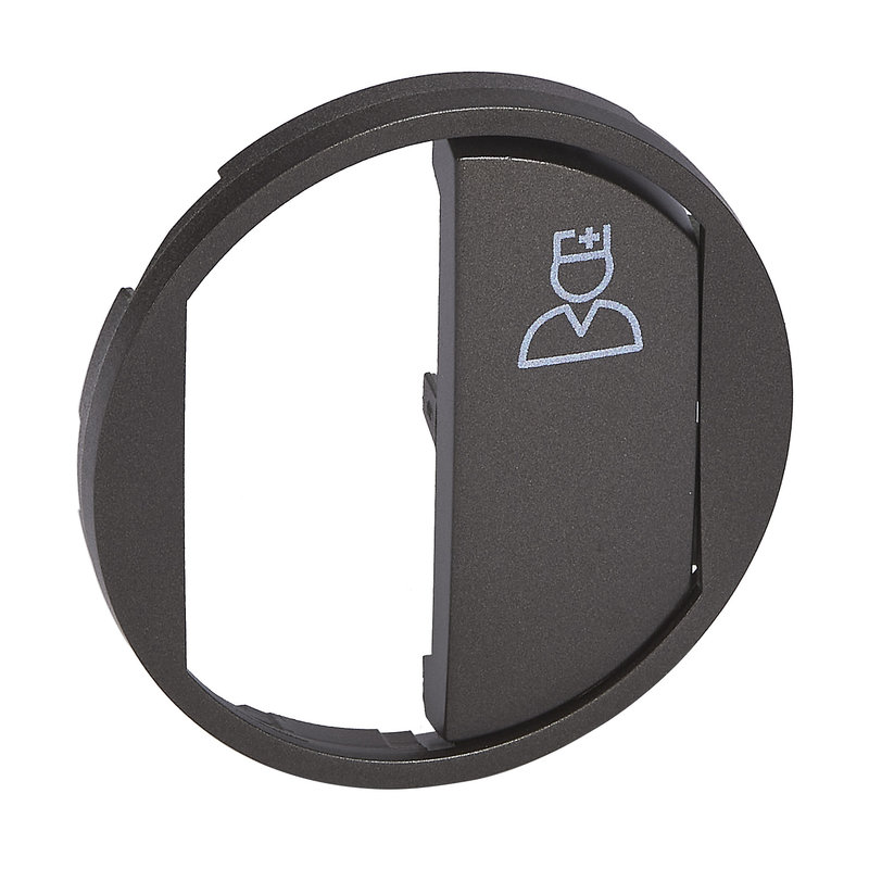 Legrand 067973 - Enjoliveur Céliane pour poussoir d'appel - graphite