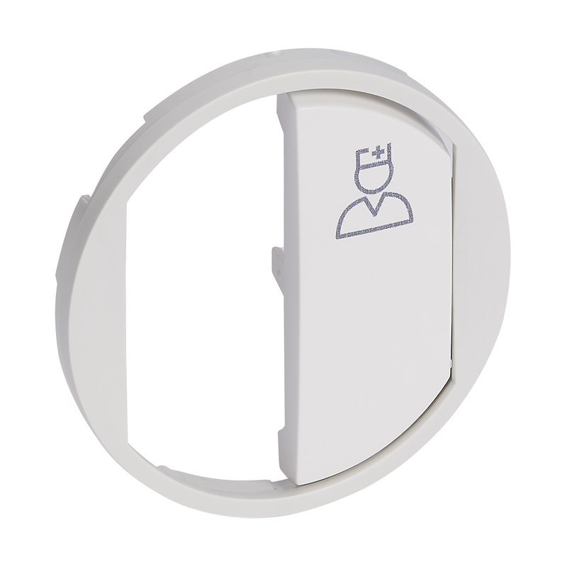 Legrand 068106 - Enjoliveur Céliane pour poussoir d'appel - blanc
