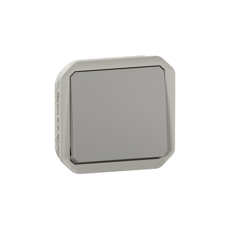 Legrand 069511L - Interrupteur ou va-et-vient 10AX 250V Plexo composable gris