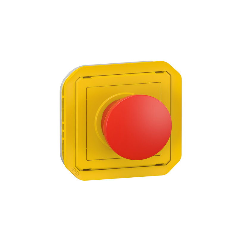 Legrand 069547L - Coup de poing d'urgence Plexo composable jaune