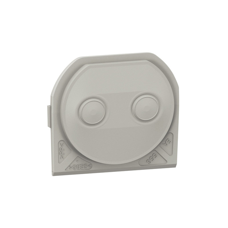 Legrand 069599L - Embout à membrane - Plexo - 2 sorties - gris
