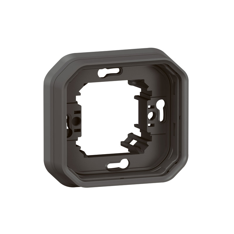 Legrand 069606L - Support plaque encastré 1 poste Plexo anthracite