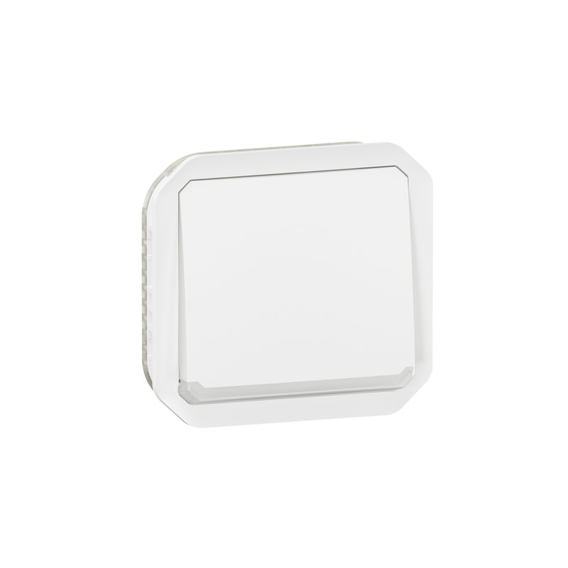 Legrand 069616L - Poussoir NO-NF lumineux Plexo composable blanc