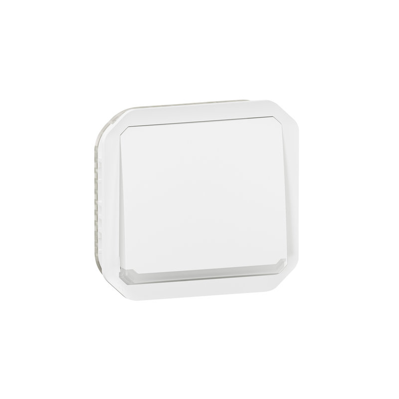 Legrand 069632L - Poussoir NO lumineux Plexo composable blanc