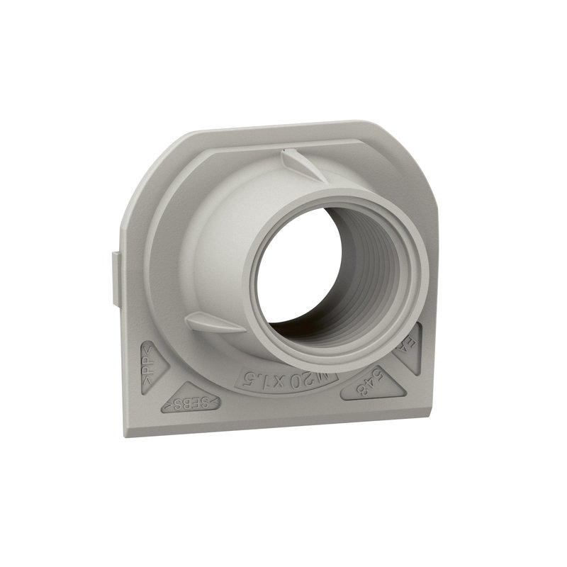Legrand 069660L - Embout presse-étoupe Plexo 1 entrée ISO20 gris