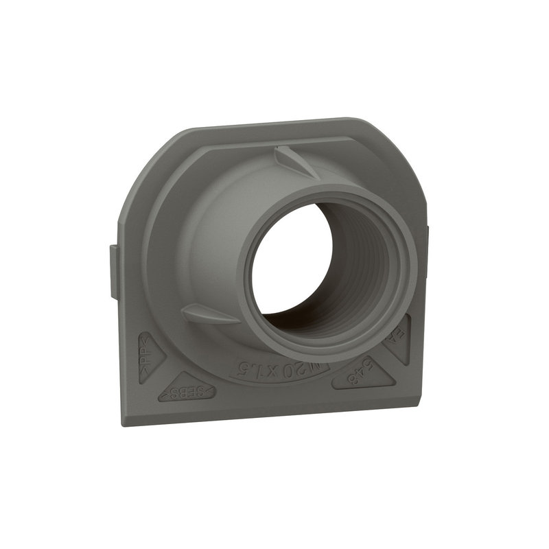 Legrand 069663L - Embout presse-étoupe Plexo 1 entrée ISO20 anthracite