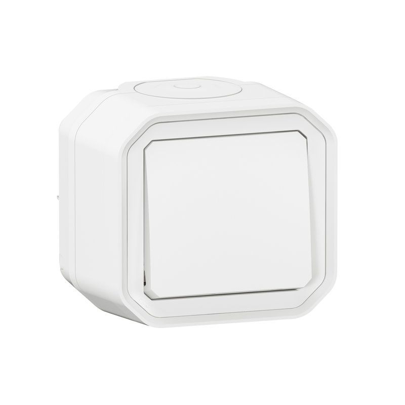Legrand 069760L - Poussoir NO Plexo complet en saillie blanc