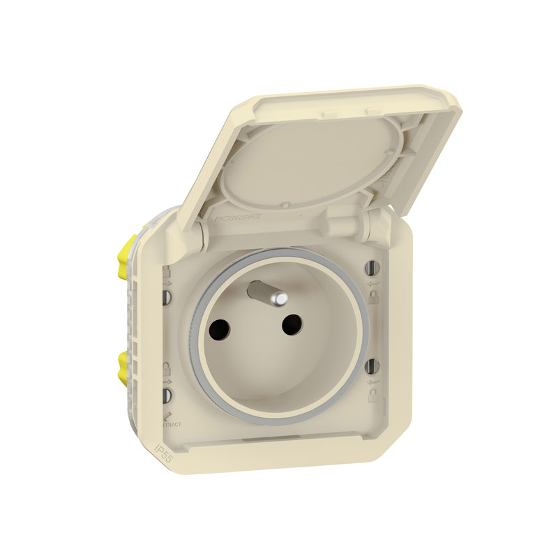 Legrand 069828L - Prise de courant 2P+T Plexo composable sable