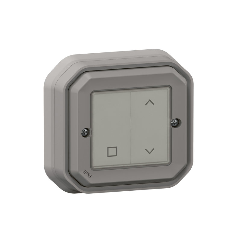 Legrand 069873L - Commande Self-e pour volets roulants Plexo with Netatmo complet gris
