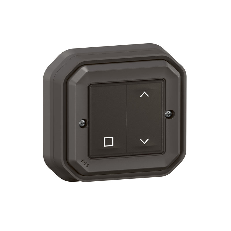 Legrand 069883L - Commande Self-e pour volets roulants Plexo with Netatmo complet anthracite