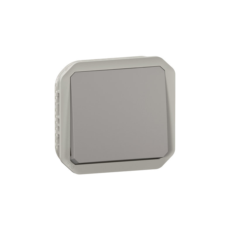 Legrand 070049 - Poussoir NO Plexo composable - Finition gris