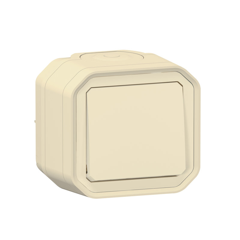 Legrand 070068 - Interrupteur ou va-et-vient Plexo complet saillie - sable