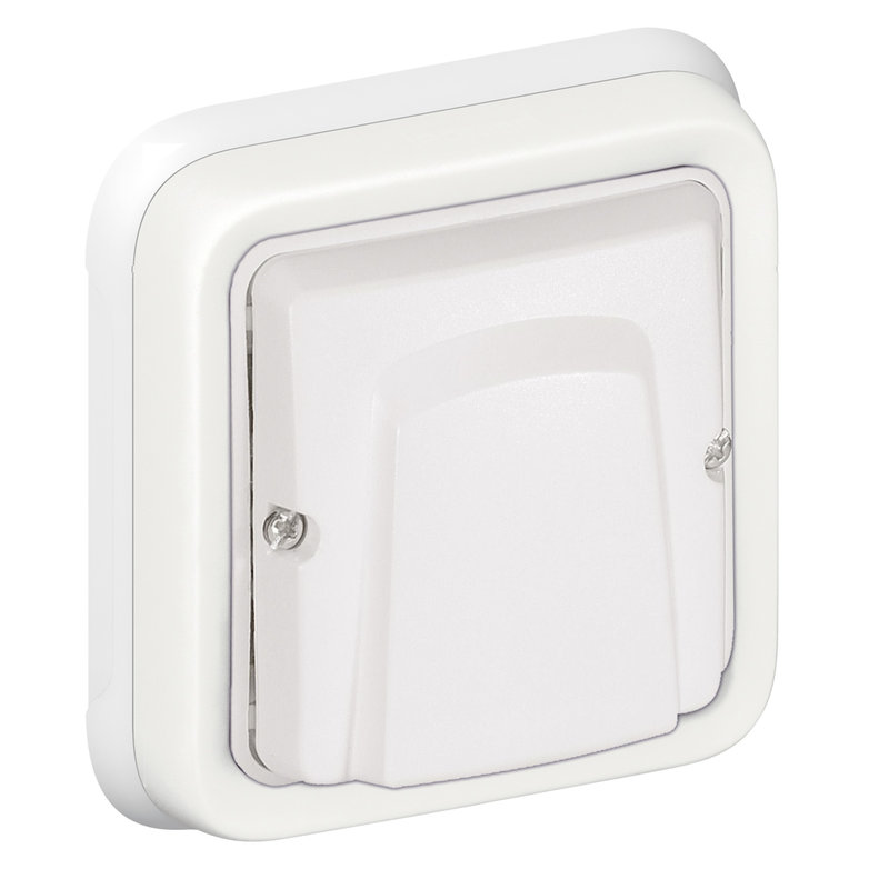 Legrand 070788 - Sortie de câbles + serre-câble Plexo complet IP55 encastré - blanc Artic antimic